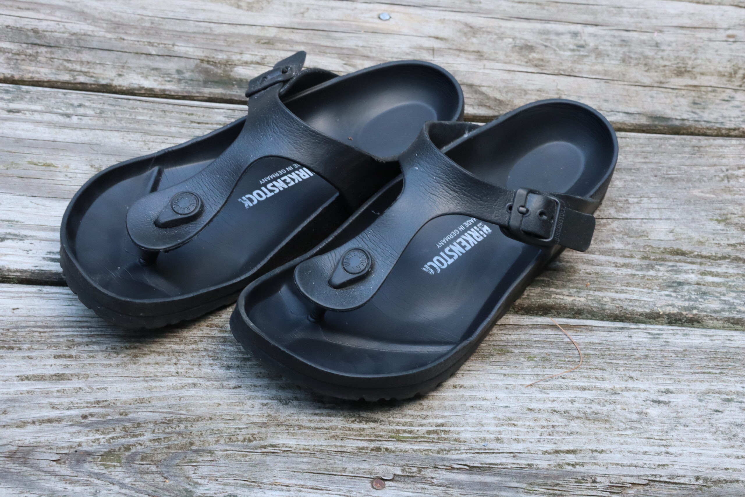 Water Friendly Birkenstock Sandals Gizeh Essentials EVA Review Kat